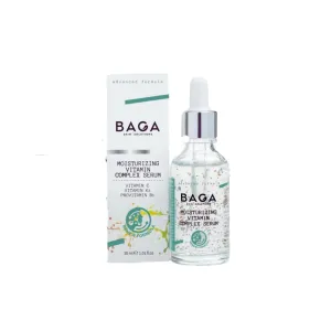 BAGA Moisturizing Vitamin Complex Serum – 1.01 fl oz (30 ml), Enriched with Vitamin C, Vitamin K, and Pro-Vitamin B5 for Hydration and Skin Radiance