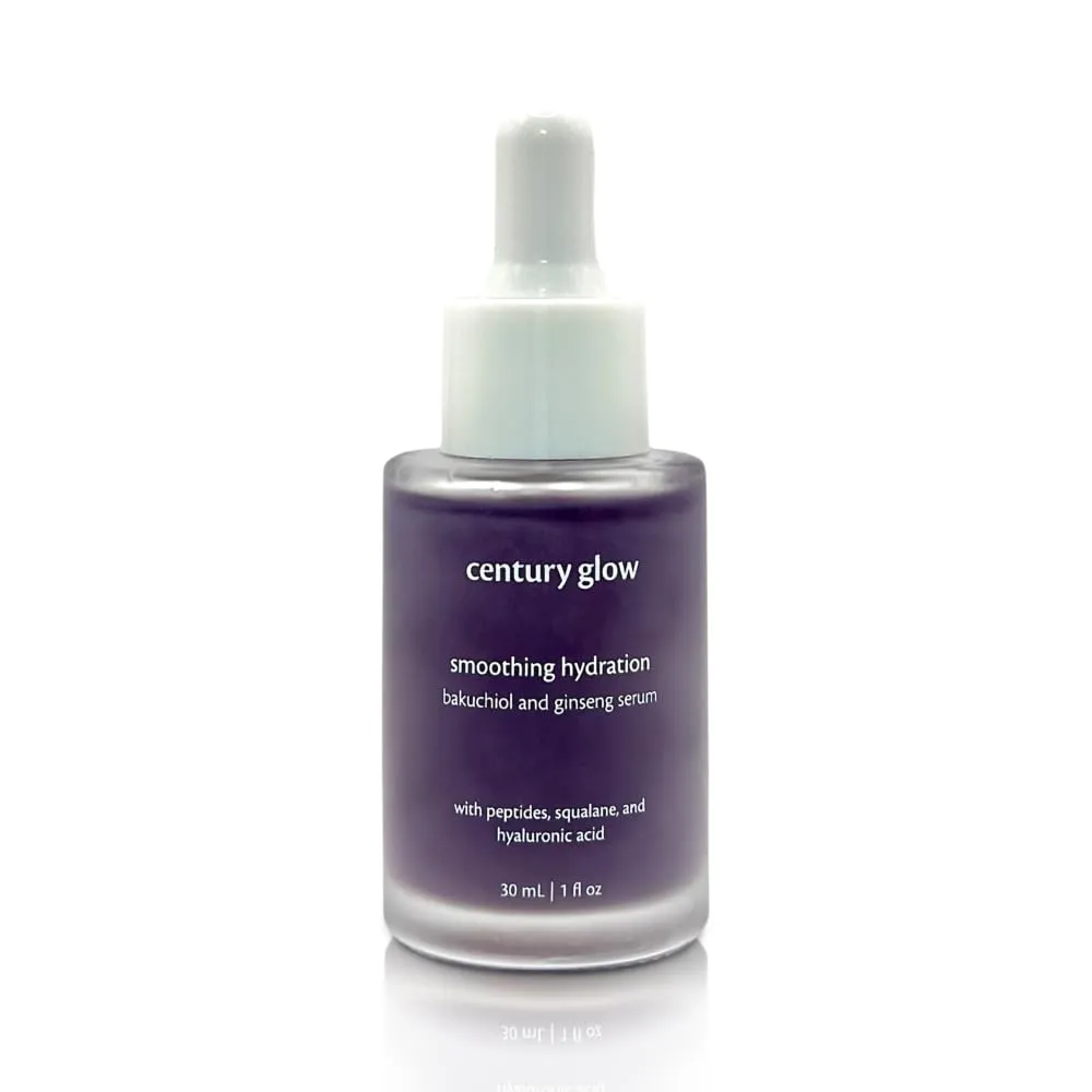 Bakuchiol Ginseng Smoothing Hydration Serum | Anti-Aging, Hydrating, Nourishing, Radiant Glow | Vegan, Cruelty-Free, Fragrance-Free, Non-Comedogenic