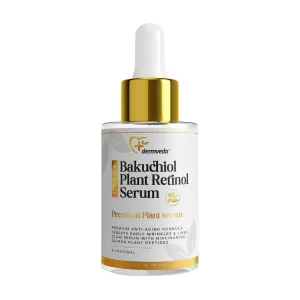 Bakuchiol Plant Retinol Serum, Advanced Facial Serum for Skin Renewal, Bakuchiol Face Serum for Youthful Skin, Dark Spot Corrector, Vegan and Cruelty-Free (2 fl oz)