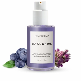 Bakuchiol Face Serum – Bakuchiol Retinol Alternative – Organic Bakuchiol Serum with Collagen and Peptides – Natural Anti-Aging Serum for Fine Lines, Wrinkles, Dark Circles