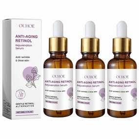 Bakuchiol Retinol Rejuvenation Serum, Bakuchiol Anti Wrinkle Serum, Collagen Retinol Rejuvenation Serums, For All Skins (3pcs, Scented)