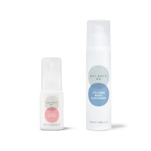 Balance Me Firm   Hydrate Eyes & Face Duo - Wonder Eye Cream & Collagen Boost Moisturizer - Vegan & Cruelty-Free - Firms & Hydrates
