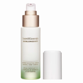 bareMinerals Skinlongevity Barrier Boosting Serum – Lightweight Anti-Aging Serum with Niacinamide, Hydrates, Smooths, Strengthens Skin Barrier, Vegan