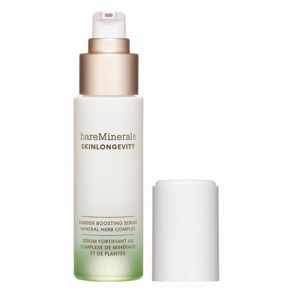 bareMinerals Skinlongevity Barrier Boosting Serum – Lightweight Anti-Aging Serum with Niacinamide, Hydrates, Smooths, Strengthens Skin Barrier, Vegan
