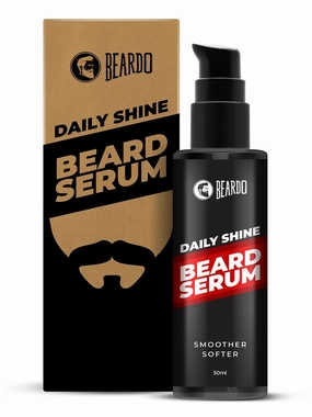 Beard Serum, 50 ml | Daily use beard serum for men | Softens and Smoothes Rough Beard |Gives Beard Shine & Nourishes Beard, 1.69 Fl Oz