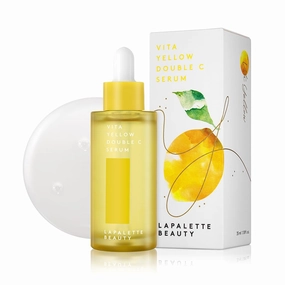 Beauty Vita Yellow Double C Serum. 1.18 Fl.oz | Nourishing & Skin Firming Effects | 9 Essential Vitamins | Korean Skincare