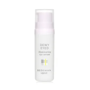 Beekman 1802 Dewy Eyed Illuminating Eye Serum - Fragrance Free - 0.5 oz - Reduces Puffiness & Dark Circles - With Goat Milk & Aloe Vera - Good for Sensitive Skin - Cruelty Free