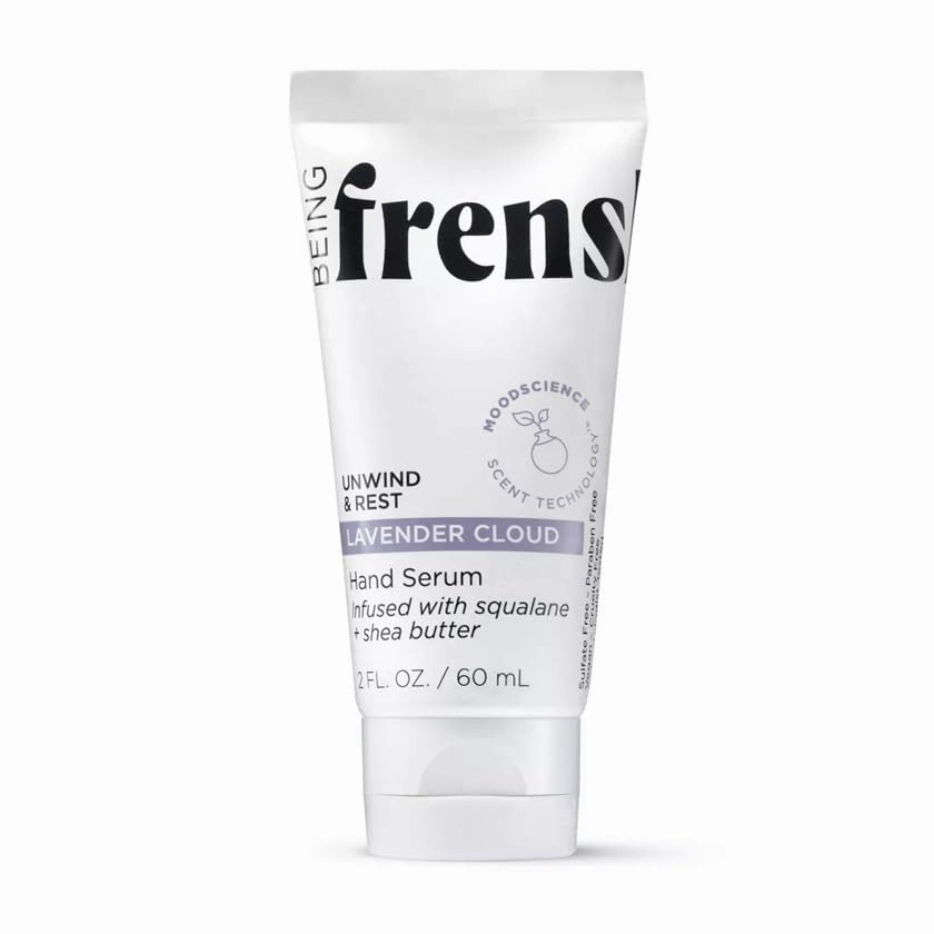Being Frenshe Hydrating Hand Serum Lotion with Squalane & Shea Butter Floral Lavender Cloud ~ (8 Fl Oz) ~ (1 Pack)