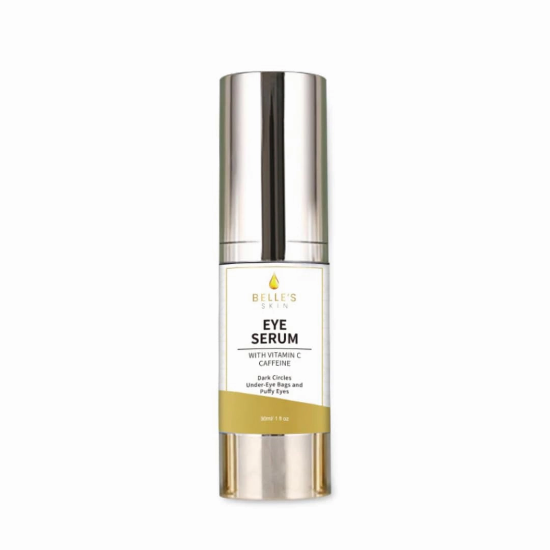 Belle's Skin - Eye Serum | Dark Circles & Wrinkles | Vitamin C | Coffee Extract