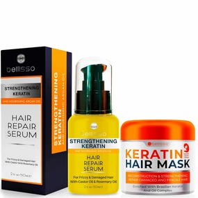 BELLISSO Keratin Hair Mask and Keratin Hair Serum