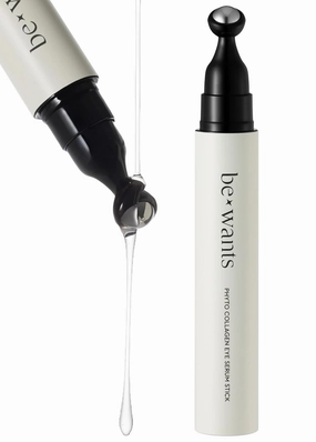 Bewants Instant Eye Bag Remover for Puffiness, serum roller for dark circles and puffiness, under eye treatment with bamboo water, Vegan Collagen (1 Pack)