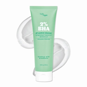 BHA Gel Cleanser | Lightweight, Vegan Korean Skincare for Oily, Acne-Prone Skin (Cleansing Gel, 5.74 fl.oz)