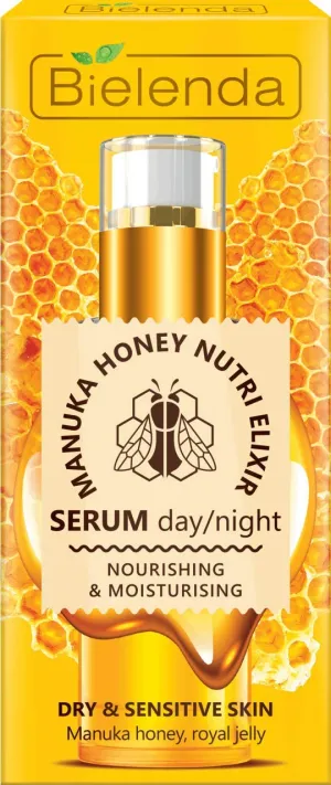 Bielenda MANUKA HONEY NUTRI ELIXIR Nourishing Face Serum Day/Night 30ml