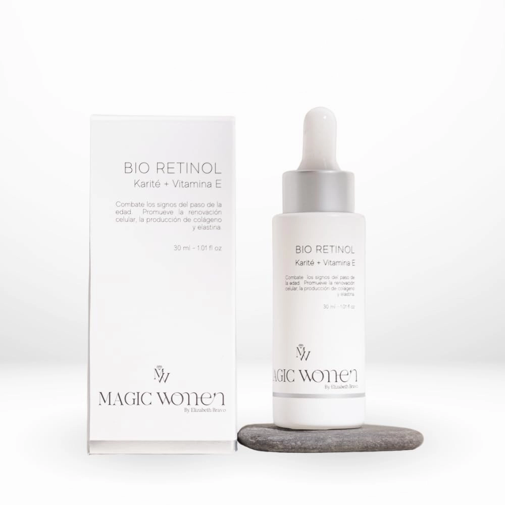 Bio-Retinol Face Serum – Anti-Aging Facial Serum with Shea Butter & Vitamin E – Retinol Alternative for Wrinkles, Firmness & Skin Renewal – 1 Fl Oz