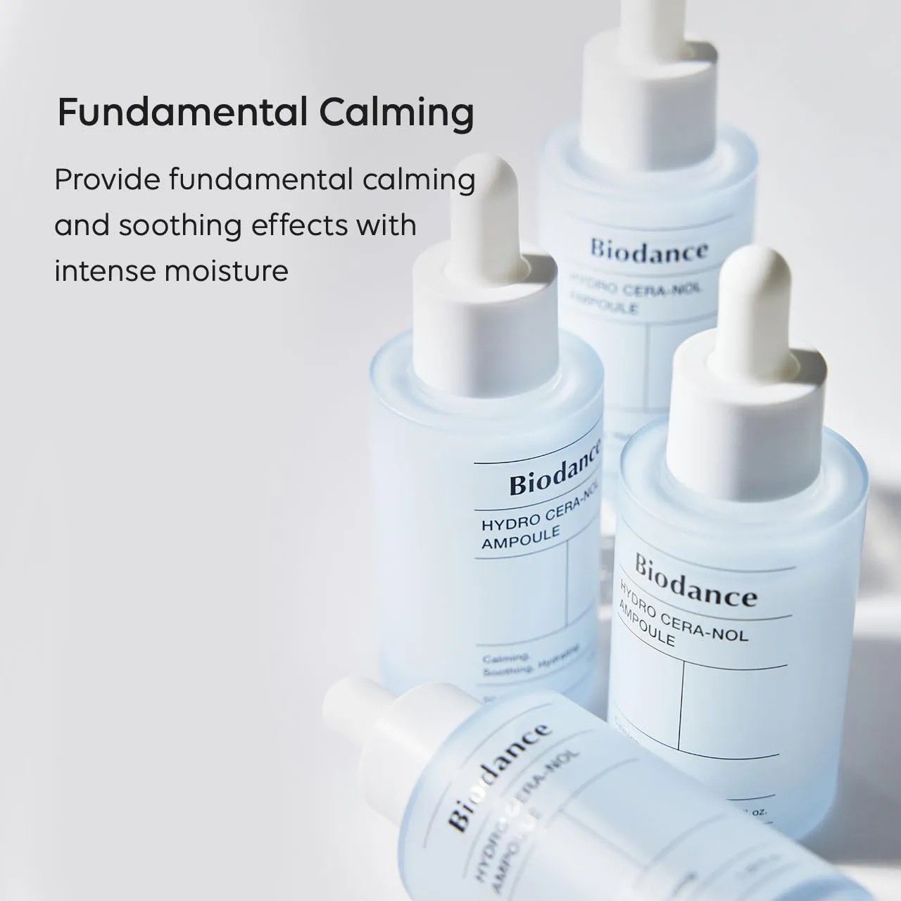 Biodance Hydro Cera-nol Ampoule, Intensive Moisturizing Serum, Deep Hydration & Soothing with Panthenol, Redness Reducing Serum, 1.69 fl. oz (50ml)