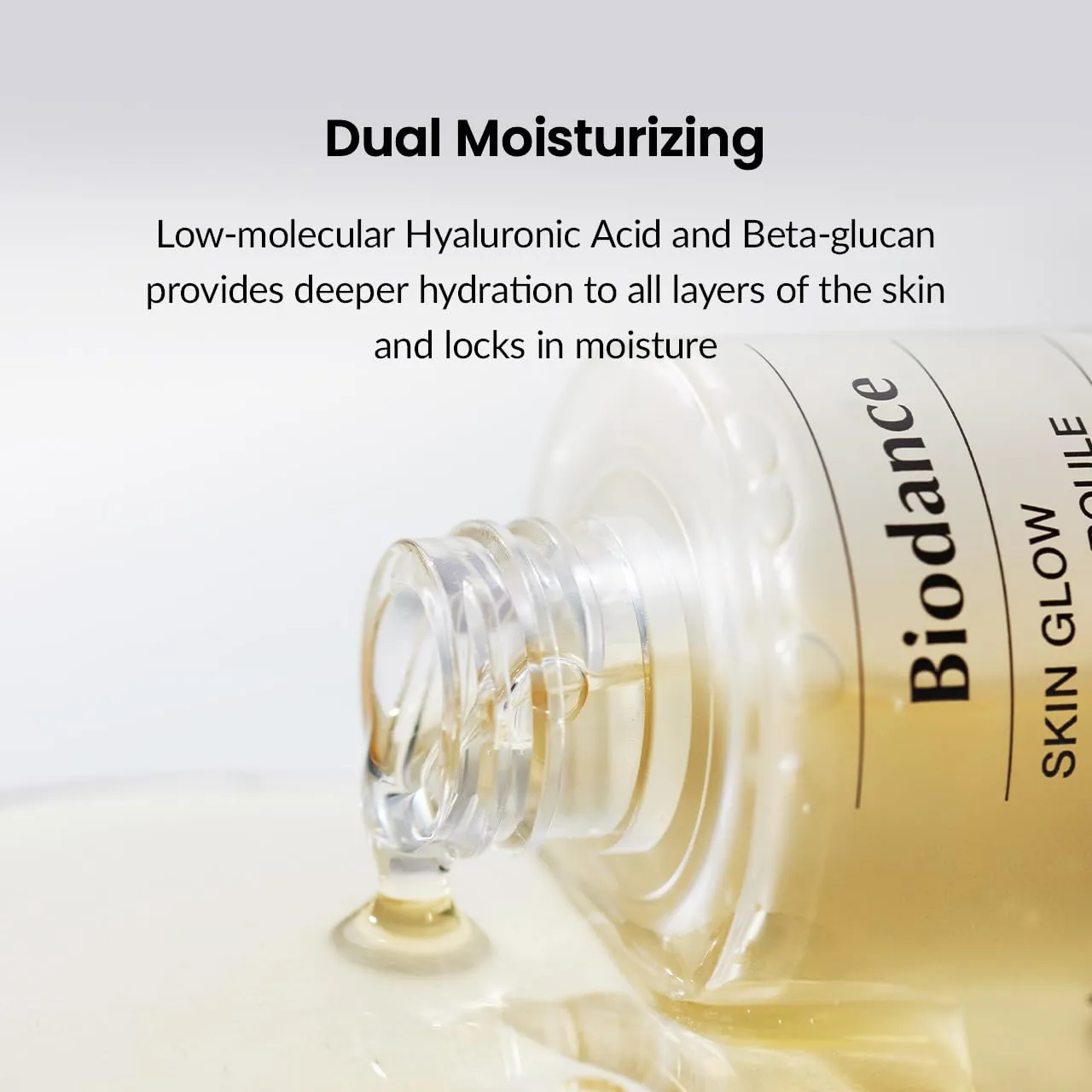 Biodance Skin Glow Vital Ampoule, Total Care Serum, Brightening, Anti-Aging, Probiotic Complex Ampoule | 1.69 fl. oz x 1 ea