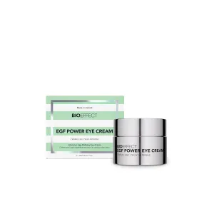Bioeffect EGF Power Eye Cream with Barley Epidermal Growth Factor, Bakuchiol & Niacinamide, Anti-Aging Under-Eye Moisturizer for Collagen, Wrinkles, Puffiness & Dark Circles