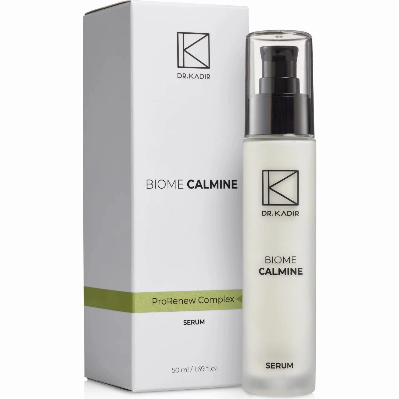 Biome-Calmine Serum Probiotic Skincare, Hydrating, Calming, Anti-Wrinkle Support 1.7FL OZ For All Skin Types Including Sensitive