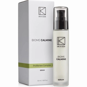 Biome-Calmine Serum Probiotic Skincare, Hydrating, Calming, Anti-Wrinkle Support 1.7FL OZ For All Skin Types Including Sensitive