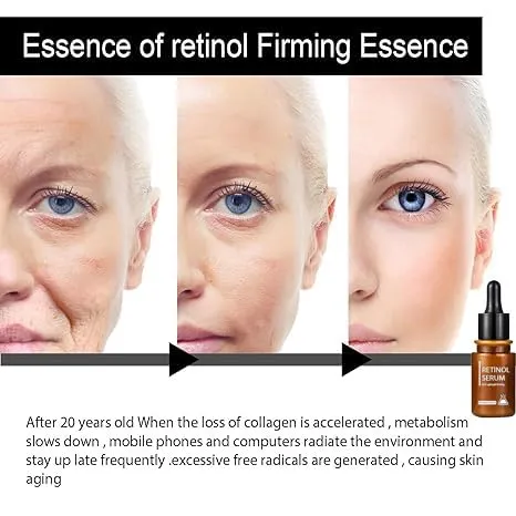 Biophotonix Serum, Biophotonix Skincare Clock-Back Serum, Biophotonix Retinol Anti-Aging Serum, Biophotonix Facial Hydrating and Moisturizing Serum, Biophotonix Reduce Facial Fine Lines (3pcs)