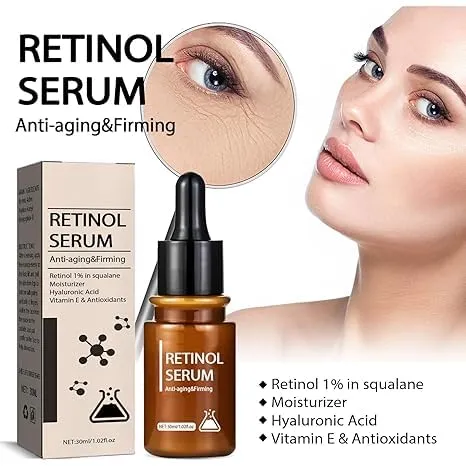 Biophotonix Serum, Biophotonix Skincare Clock-Back Serum, Biophotonix Retinol Anti-Aging Serum, Biophotonix Facial Hydrating and Moisturizing Serum, Biophotonix Reduce Facial Fine Lines (3pcs)