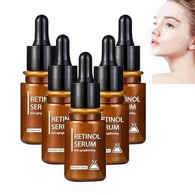 Biophotonix Serum, Biophotonix Skincare Clock-Back Serum, Biophotonix Retinol Anti-Aging Serum, Biophotonix Facial Hydrating and Moisturizing Serum, Biophotonix Reduce Facial Fine Lines (5pcs)