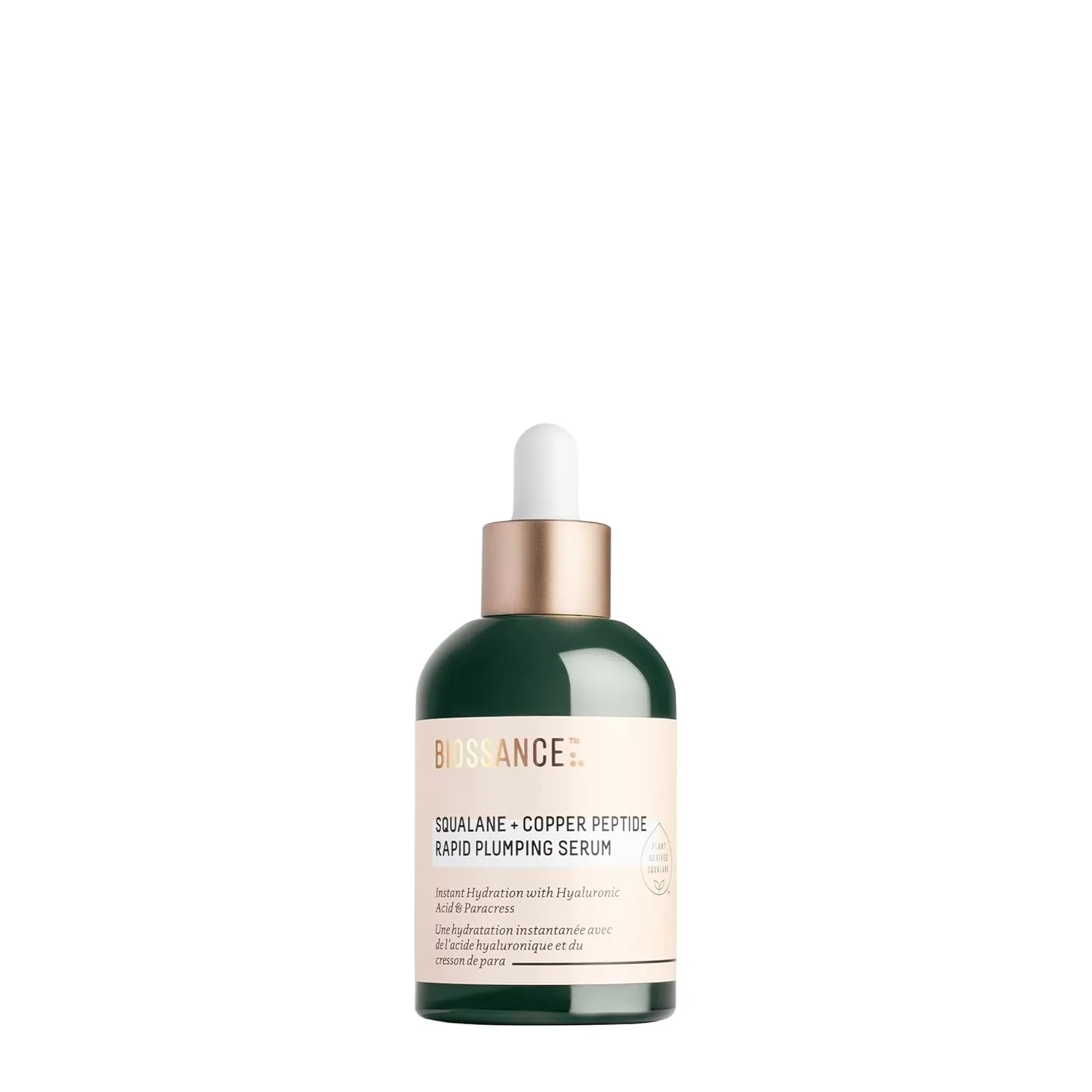 BIOSSANCE Squalane   Copper Peptide Rapid Plumping Serum