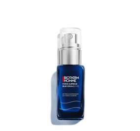 Biotherm Force Supreme Blue Serum [LP-XR] for Men, With 35 Nutrients for Skin Regeneration, Pro-Xylane for Firmness, Ultra-Resurfacing Pro-Retinol and Peptides Fractions for Definition, 2 Fl. Oz.