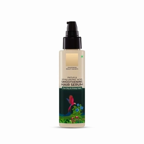 BK Patuá & Hyaluronic Acid Smoothening Hair Serum For Dry & Frizzy Hair, For Hair Smoothening, Hydrates & Detangles, Smoothens Rough Ends, For Unisex, 100ml, 3.38 Fl Oz