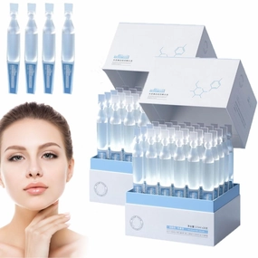 Bleare Hyaluronic Acid, Bleare Serum, 3% Hyaluronic Acid Serum, 3% Hyaluronic Acid Serum Ultra-Hydrating Vials, Hyaluronic Acid Tubes, Hyaluronic Acid Vials (2 BOX)