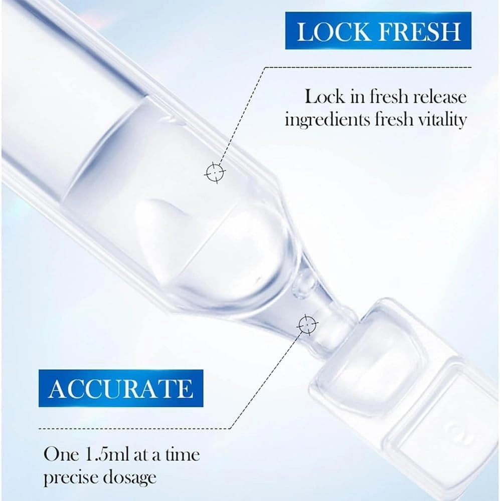 Bleare Hyaluronic Acid, Bleare Serum, 3% Hyaluronic Acid Serum, 3% Hyaluronic Acid Serum Ultra-Hydrating Vials, Hyaluronic Acid Tubes, Hyaluronic Acid Vials (2 BOX)