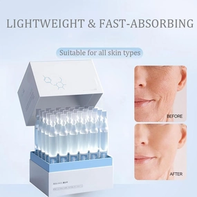 Bleare Hyaluronic Acid Face Oil Instant Hydration Serum Skincare, Bleare 3% Hyaluronic Acid Serum, 3% Ultra Hydrating Hyaluronic Acid Serum by Bleare, Hyaluronic Acid Serum Tubes (30pcs/1Box)