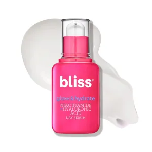 Bliss Glow & Hydrate Serum | Niacinamide   Hyaluronic Acid | Improves Dullness, Hydrates, Replenishes, & Defends Skin | Lightweight & Clean | Vegan & Cruelty-Free | 1 Fl Oz