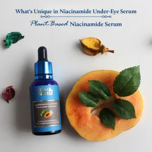 Blue Nectar Dark Circles Under Eye Serum with Plant Based Niacinamide from Potato (1Fl Oz) with Kumkumadi Night Cream with Jasmine for Deep Hydration (1.76 Fl Oz)