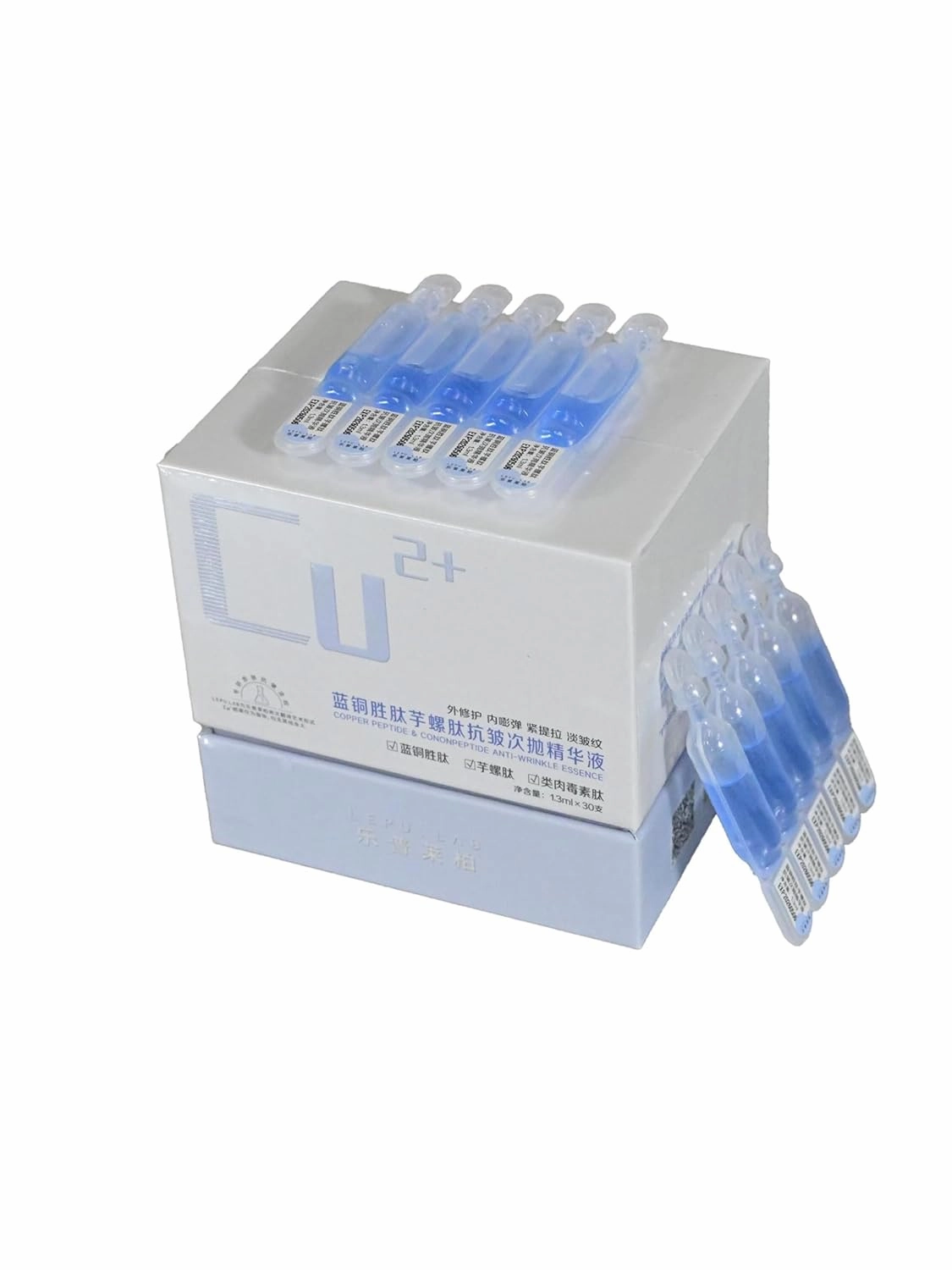 Blue copper peptide, conotopeptide, anti-wrinkle serum, conotin moisturizing, firming, repairing, soothing