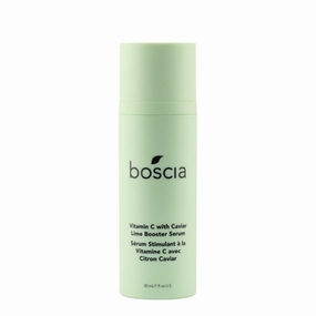 boscia Vitamin C with Caviar Lime Booster Serum - Vegan, Cruelty-Free, Natural & Clean Skin Care - Vitamin C Serum with AHA-Rich Caviar Limes - For All Skin Types - 1 fl oz