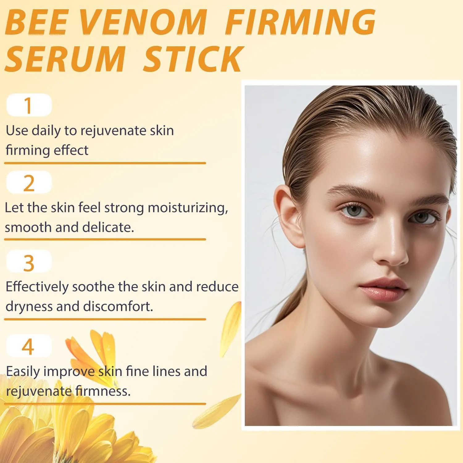 Botox Bee Venom Firming Serum Stick, Advanced Firming & Wrinkle-Reducing Cream, Skin Firming Cream For Body, Lifts, Moisturizing, Lifting & Recovery, Natural Serum for All Skin Types (2)