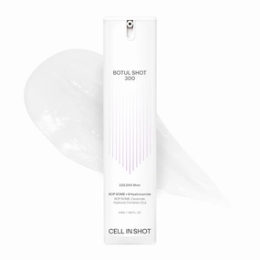BOTUL SHOT 300 - Korean Microneedling Skin Booster with Centella Asiatica, Hyaluronic Acid and BOP SOME for Daily Pore Tightening. 1.69 fl.oz (50 ml)