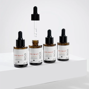 BRIGHT 10% Vitamin C face serum for Men and women 30ml | Brightening glow Vitamin C face serum for dry sensitive or combination skin with Orange, Kakadu plum and Camu Camu extract