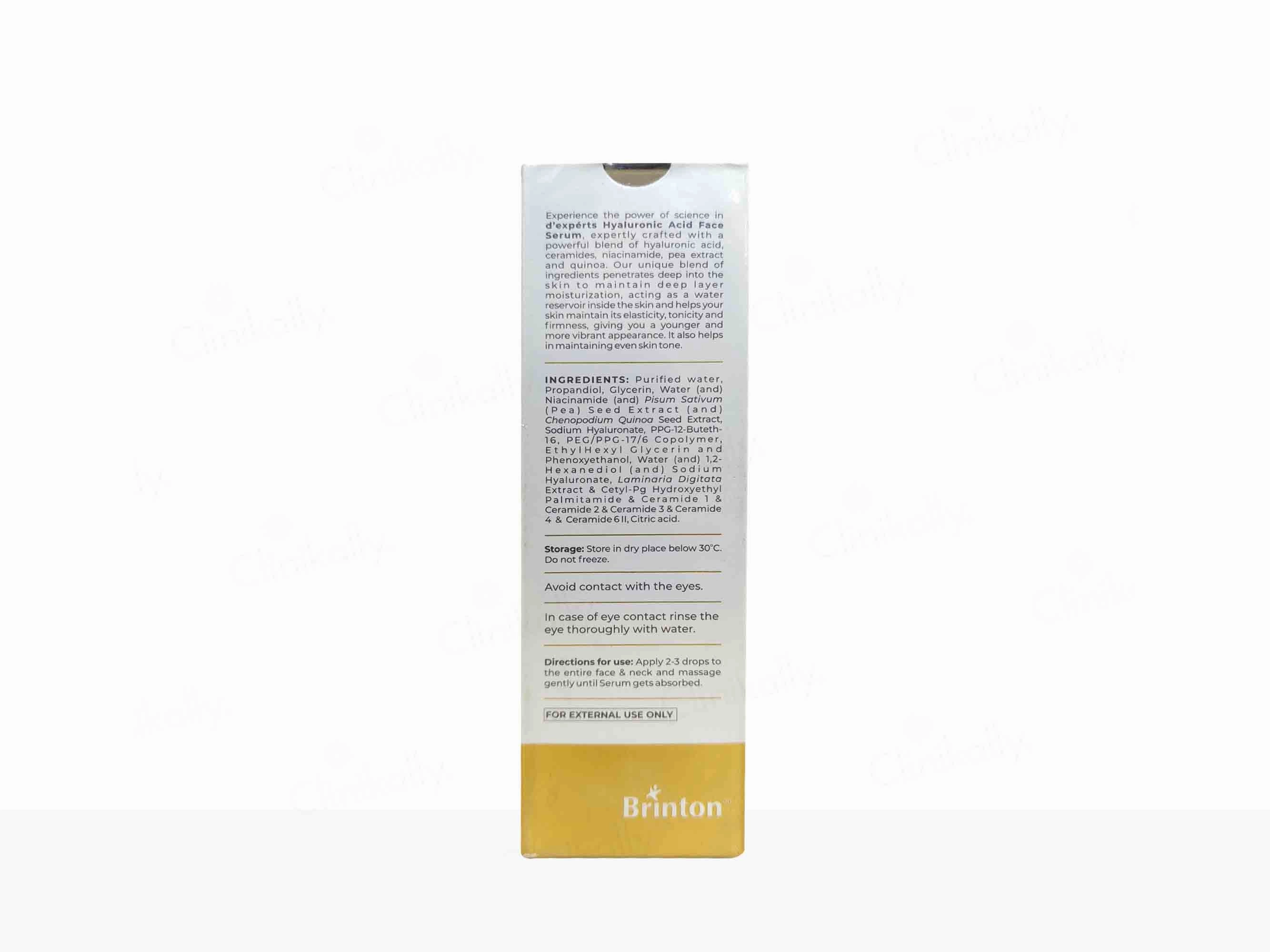 Brinton D'experts Hyaluronic Acid Face Serum