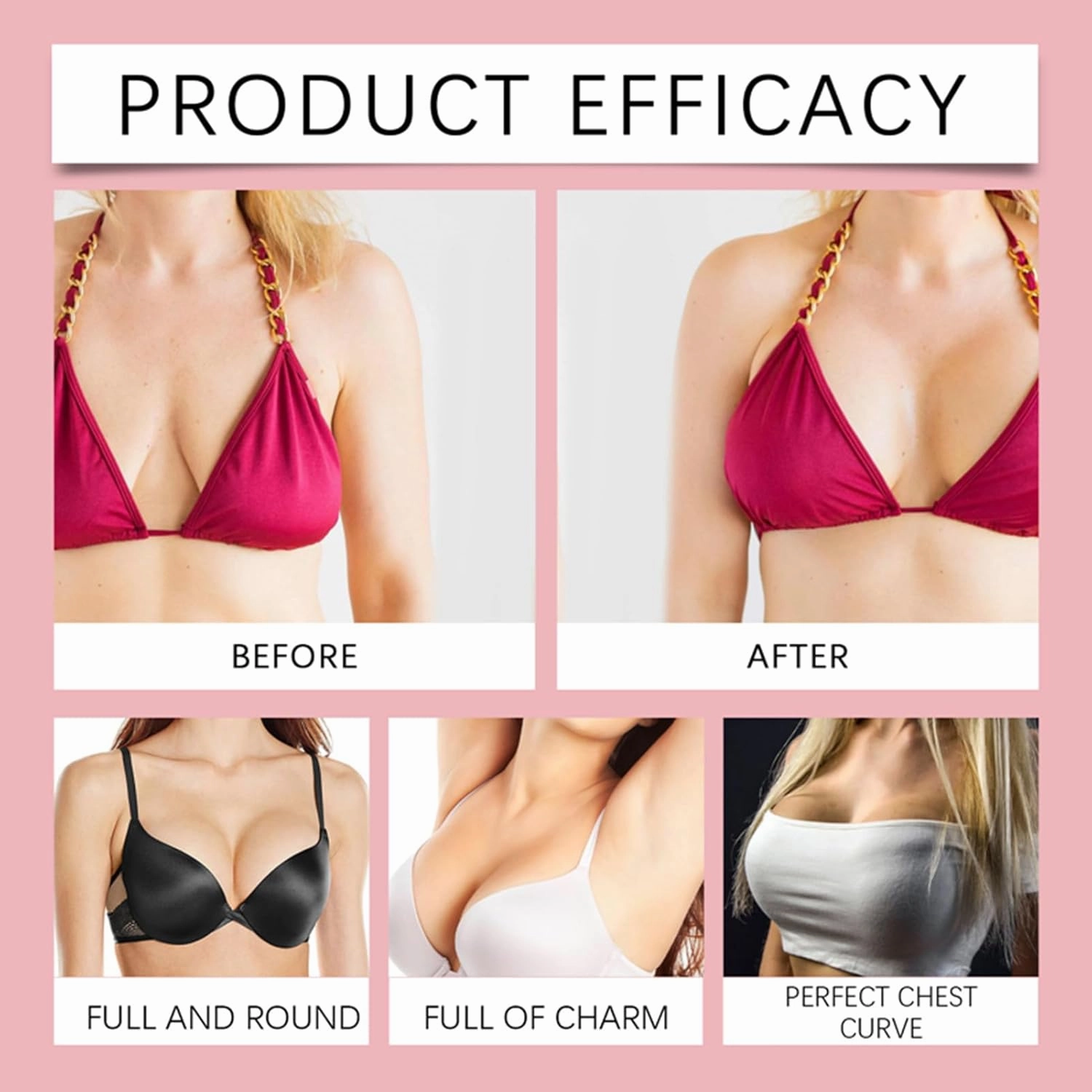 Bust Firming Natural Essence Oil, 2024 New Breast Enhancement Oil, Breast Enhancement Essential Oil, Breast Lifting Organic Essence Serum, Fast Growth Natural Curves Breast (3)