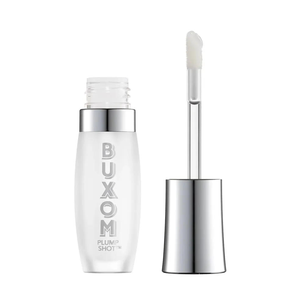 Buxom Plump Shot Peptide-Infused Lip Serum, Lip Plumping Gloss, Formulated with Advanced Peptides, Hyaluronic Acid, Avocado & Jojoba Oil