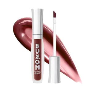 Buxom Plump Shot Peptide-Infused Lip Serum, Lip Plumping Gloss, Formulated with Advanced Peptides, Hyaluronic Acid, Avocado & Jojoba Oil