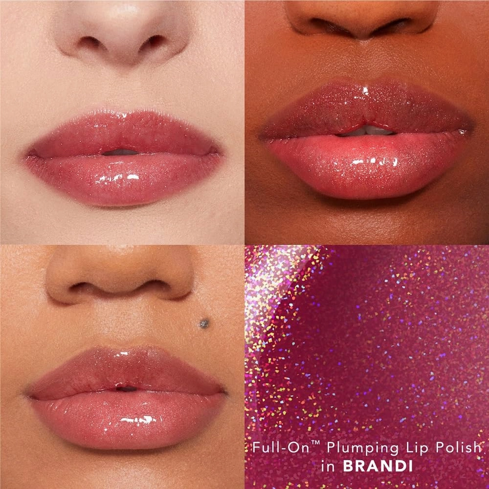 Buxom Plump Shot Peptide-Infused Lip Serum, Lip Plumping Gloss, Formulated with Advanced Peptides, Hyaluronic Acid, Avocado & Jojoba Oil