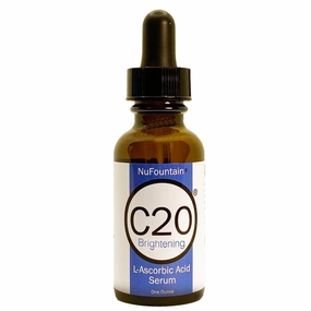 C20 HAND CRAFTED 20% L-Ascorbic Acid Brightening Serum. 1 Fluid Ounce. Made Fresh When Ordered