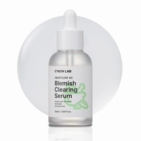 C’NEW LAB Heartleaf AC Blemish Clearing Serum 50ml (1.69 fl.oz.) | Soothing & Skin Texture Refining Serum, Oil Control, Lightweight Essence | Heartleaf Extract, Niacinamide 5%, Korean Skin Care
