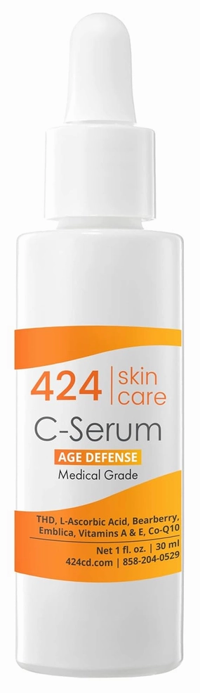 C-Serum - Dermatologist Tested & Recommended Anti-Aging Vitamin C Serum - Clinically Proven Formula, 1 FL Oz