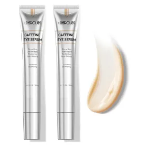 Caffeine Eye Serum - Under Eye Cream for Dark Circles, Puffiness & Puffy Bags with Caffeine, Niacinamide, Hyaluronic Acid, Vitamin E & Peptides