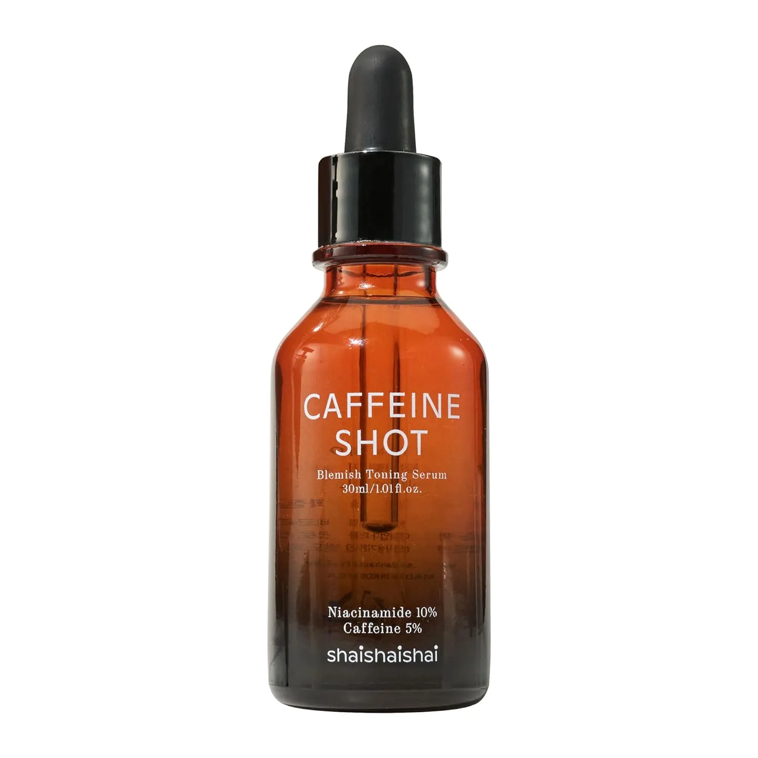 CAFFEINE SHOT Blemish Toning Serum, 10% Niacinamide & 5% Caffeine for Hyperpigmentation, Even Skin Tone, Reduced Pore Size and Puffiness, Pigmentation Care, Korean Skin Care, 1.01 Fl Oz