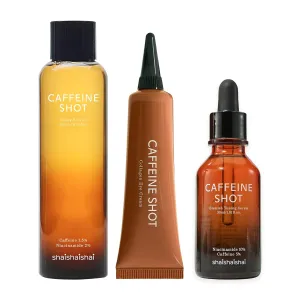 CAFFEINE SHOT Blemish Toning Serum & Collagen Eye Cream & Caffeine Shot Toning Booster, Even Skin Tone, Pigmentation Care, Korean Skin Care
